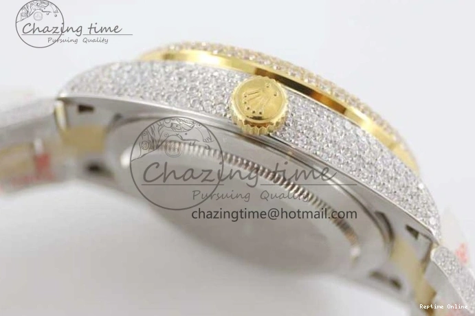 0203 Effortless Diamond Skydweller SS YG TWF Best Edition Black Dial on SS YG Bracelet Asian 23J to 2343